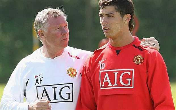 Sir Alex Ferguson và Ronaldo