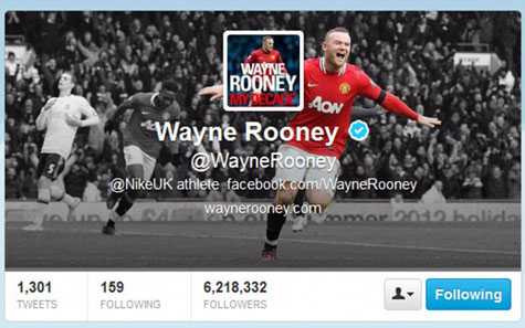 Tài khoản Twitter của Rooney