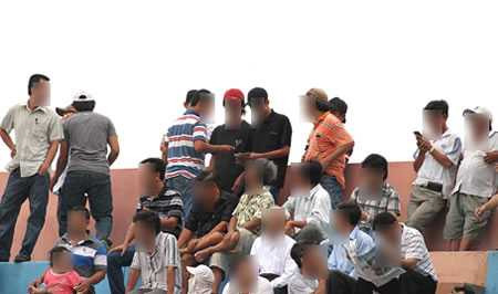 sòng bạc, sân vận động chi lăng, xem bóng đá, con bạc, cá độ