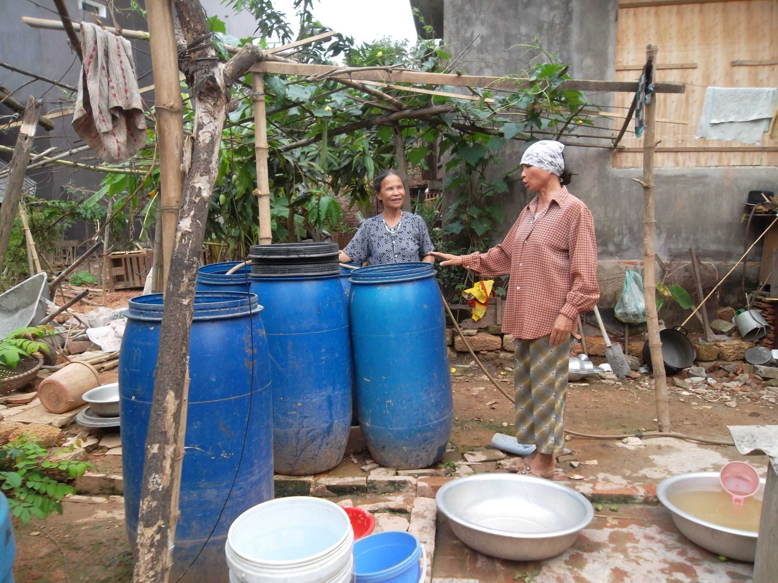 chàng sơn, nước sạch, thiếu nước
