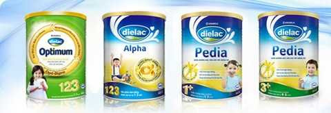 sữa bột của Vinamilk