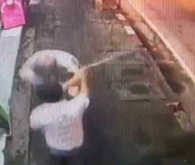 tài xế chém người