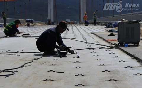 Đà Nẵng, cầu Thuận Phước, cầu dây võng, lớn nhất Việt Nam, hư hỏng, lớp phủ