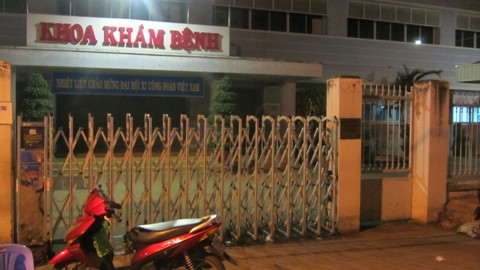 Bệnh viên đa khoa trung tâm An Giang, nơi đã xảy ra sự việc đau lòng đối với gia đình anh Diệp - chị Lên (ảnh: P.Trinh) 