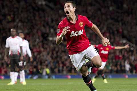 chicharito ăn mừng