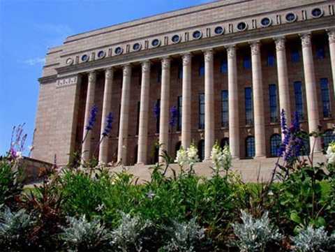 Tòa nhà quốc hội Phần Lan tại Helsinki 