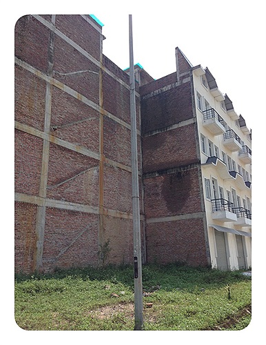 Phần hạ tầng đường đi chưa hoàn thiện