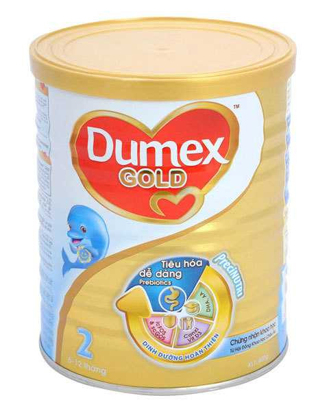 Dumex ở Việt Nam đã dừng lưu hành và thu hồi sản phẩm Dumex Gold bước 2 cho trẻ từ 6 - 12 tháng tuổi loại 800g với số lô 300513R1 do Công ty Danone Dumex (Malaysia) sản xuất ngày 30/5/2013.