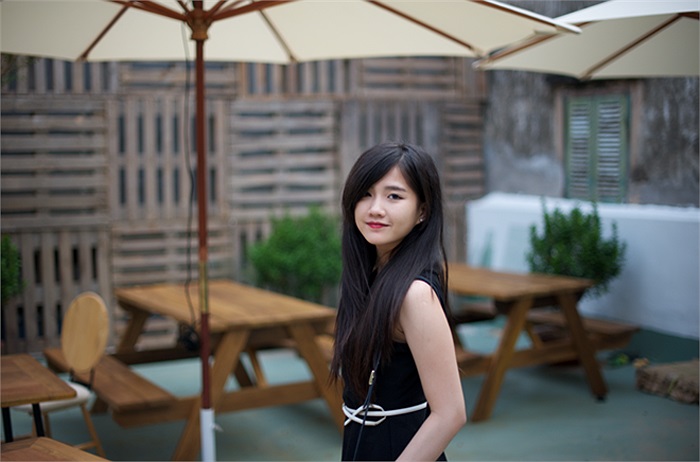 Nhìn vẻ ngoài, nhiều người khi mới gặp đều nghĩ Kiều Trinh là một hot girl Đài Loan chứ không phải người Việt. 