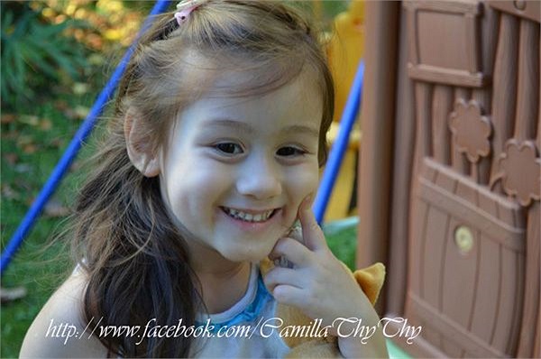 Thy Thy càng lớn càng dễ thương.