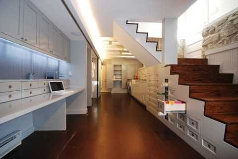 Thiết kế tủ cầu thang thông minh, hữu ích