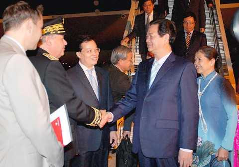 thủ tướng thăm Pháp