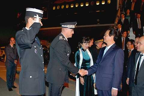 thủ tướng thăm Pháp