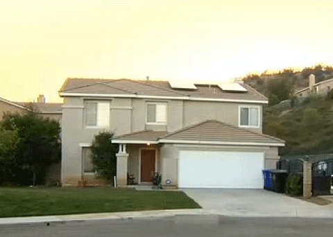 ngôi nhà nơi xảy ra tai nạn đáng tiếc