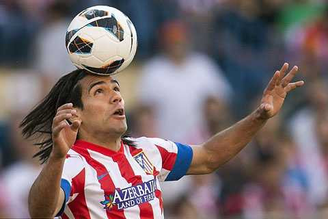 Falcao trong màu áo Atletico