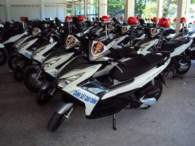 CSGT, tiền giang, xe tay ga, airblade