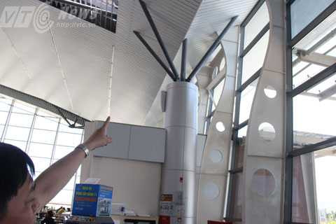 Đà Nẵng, sân bay quốc tế, sự cố, bị dột, cắt điện, cảng hàng không