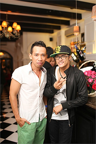 Lâm Vinh Hải và Aaron Kwok.