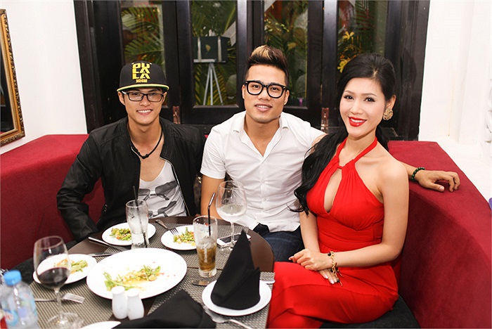 Ngọc Minh, Lâm Vinh Hải và Maria Đinh Phương Ánh đều là những người bạn quen biết đã lâu.