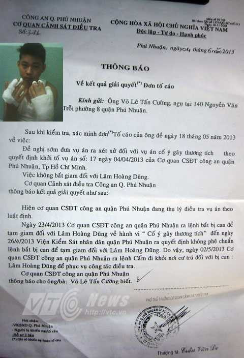 VKSND Q.Phú Nhuận, chó sủa chém người, CA Q.Phú Nhuận