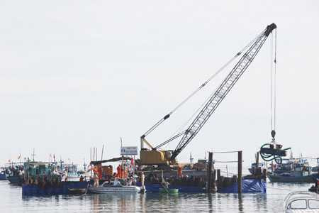 cổ vật, khai quật, tàu đắm, quảng ngãi