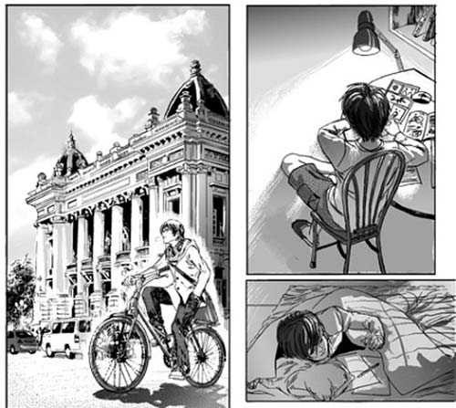 Chân dung chàng trai Nguyễn Vũ Trung Kiên. 