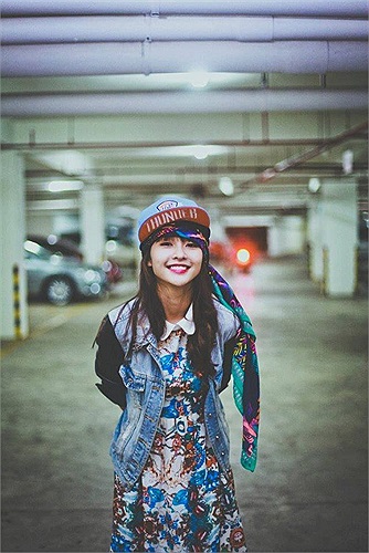 Khả Ngân đang là thế hệ hotgirl trẻ nhất trong cộng đồng hotgirl Việt.