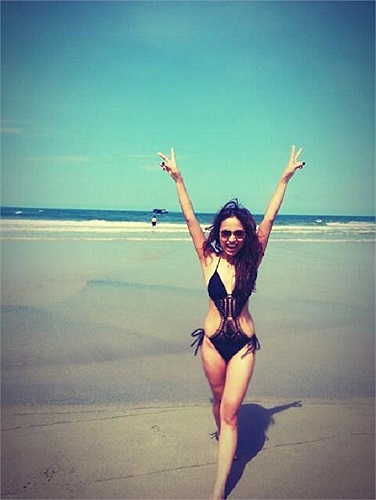 Dường như hotgirl đình đám ngày nào ngày càng trẻ trung và quyến rũ.