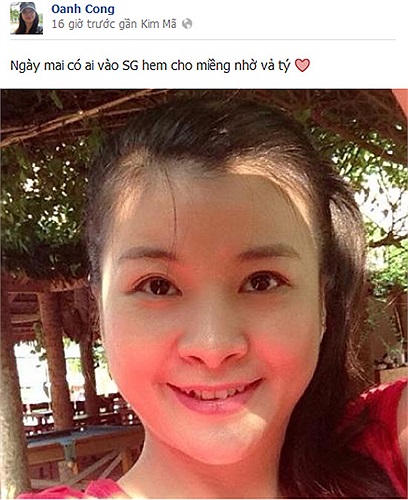 Diễn viên Kim Oanh đăng bức ảnh đời thường xinh tươi, trẻ trung.