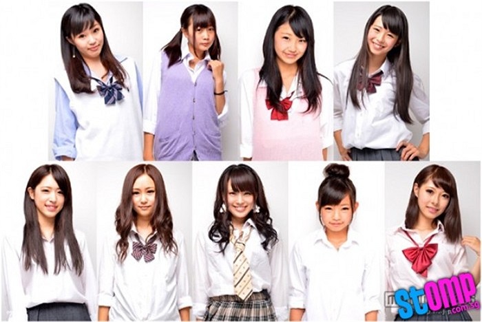 Hình ảnh những cô gái tham dự cuộc thi sắc đẹp dành cho các nữ sinh trung học diễn ra tại thị trấn Kanto, Nhật Bản. 