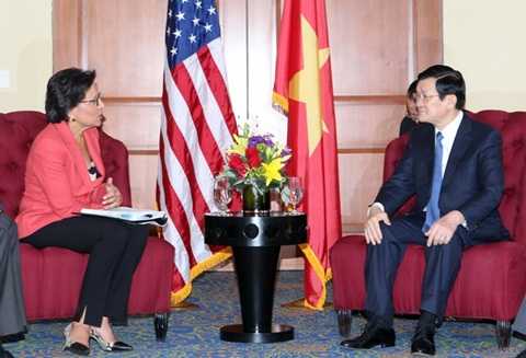 Chủ tịch nước đến Mỹ