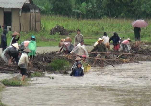 vớt củi, liều mạng, lũ lịch sử, điện biên