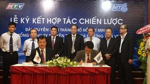 Lễ ký kết hợp tác chiến lược giữa HTV - VTC