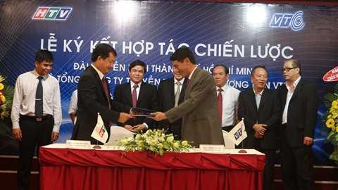 Lễ ký kết hợp tác chiến lược giữa HTV - VTC