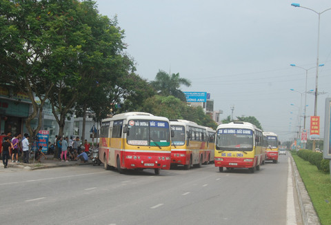 xe buýt, Hải Dương, CSGT, Công an, 'dàn trận'