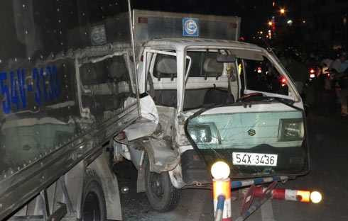 tai nạn, xe điên, cần thơ