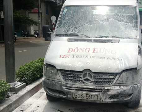 xe khách bốc cháy