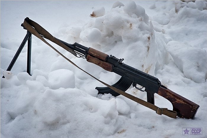 Súng trường AK của các binh sĩ