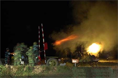 Pháo cao xạ Trung đoàn 230 tiêu diệt mục tiêu từ loạt đạn đầu