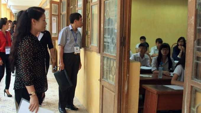 thanh tra thi tại trường THPT Quang Trung