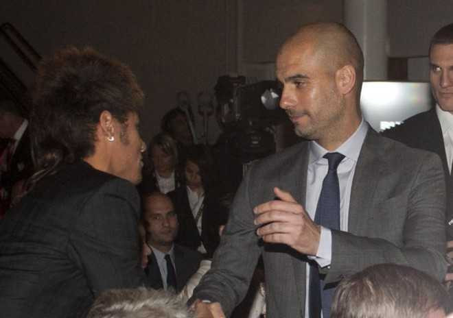 Neymar và Guardiola.