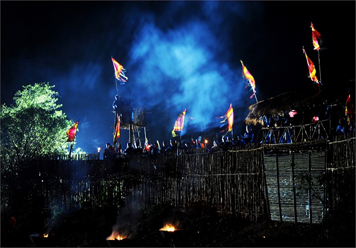 Cảnh trong phim Tây Sơn hào kiệt của đạo diễn, NSND Lý Huỳnh