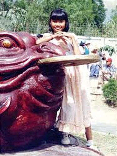 Một bức hình hiếm khác về Thanh Hằng: ảnh năm cô 11 tuổi. 