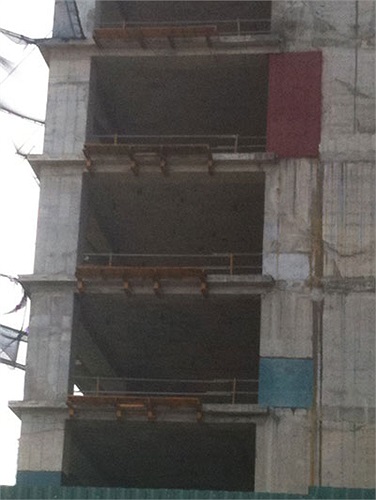 Công trường dự án đã ngừng thi công hơn 1 năm nay.