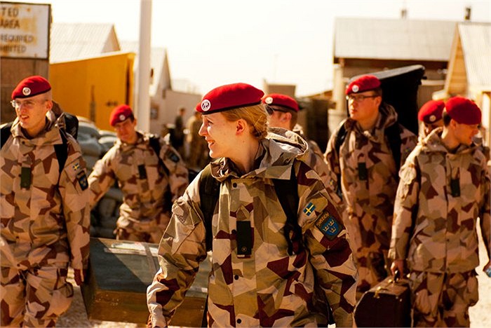 Binh sĩ Thụy Điển được triển khai đến Afghanistan làm nhiệm vụ