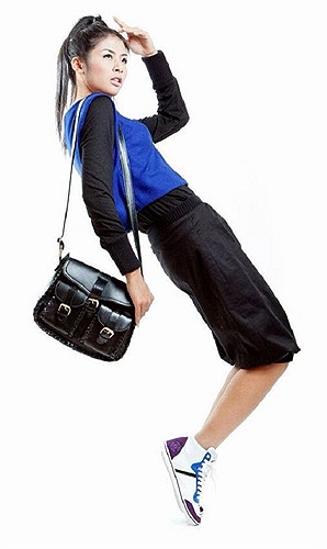 Và đây là 3 năm trước, khi vẫn còn là cô sinh viên trường Đại học Mỹ thuật công nghiệp Hà Nội.