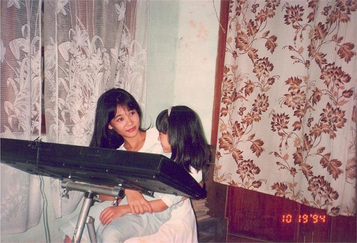 Thu Minh không khác quá nhiều so với bây giờ, đặc biệt là dáng người gọn gàng và nhỏ nhắn, hầu như vẫn vậy.