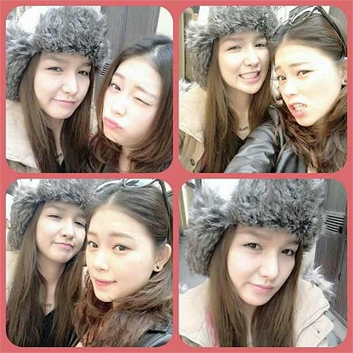 Thảo My Idol và hotgirl Linh Rin tạo dáng xì tin