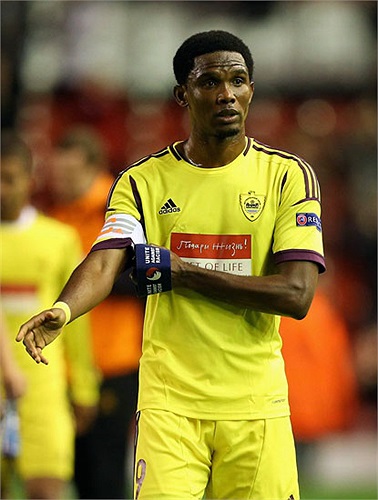 Sang Anzhi giúp Eto'o có bước nhảy vọt về tài sản, với số tiền 52 triệu bảng