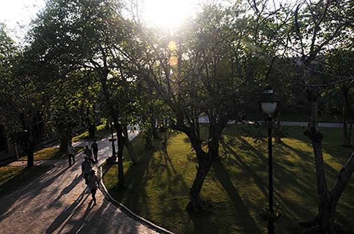 Anh Đôn cho biết: 'Do tự thiết kế công trình nên mọi thứ có thể sắp đặt tùy thích theo ý mình tạo cảm giác gần gũi hơn, phù hợp với gia đình hơn'.